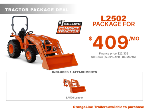 L2502dt WITH LA526 – PRICE $22,339 L2502dt WITH LA526 – PRICE $22,339